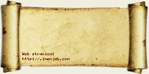 Angelina Belodedić vizit kartica